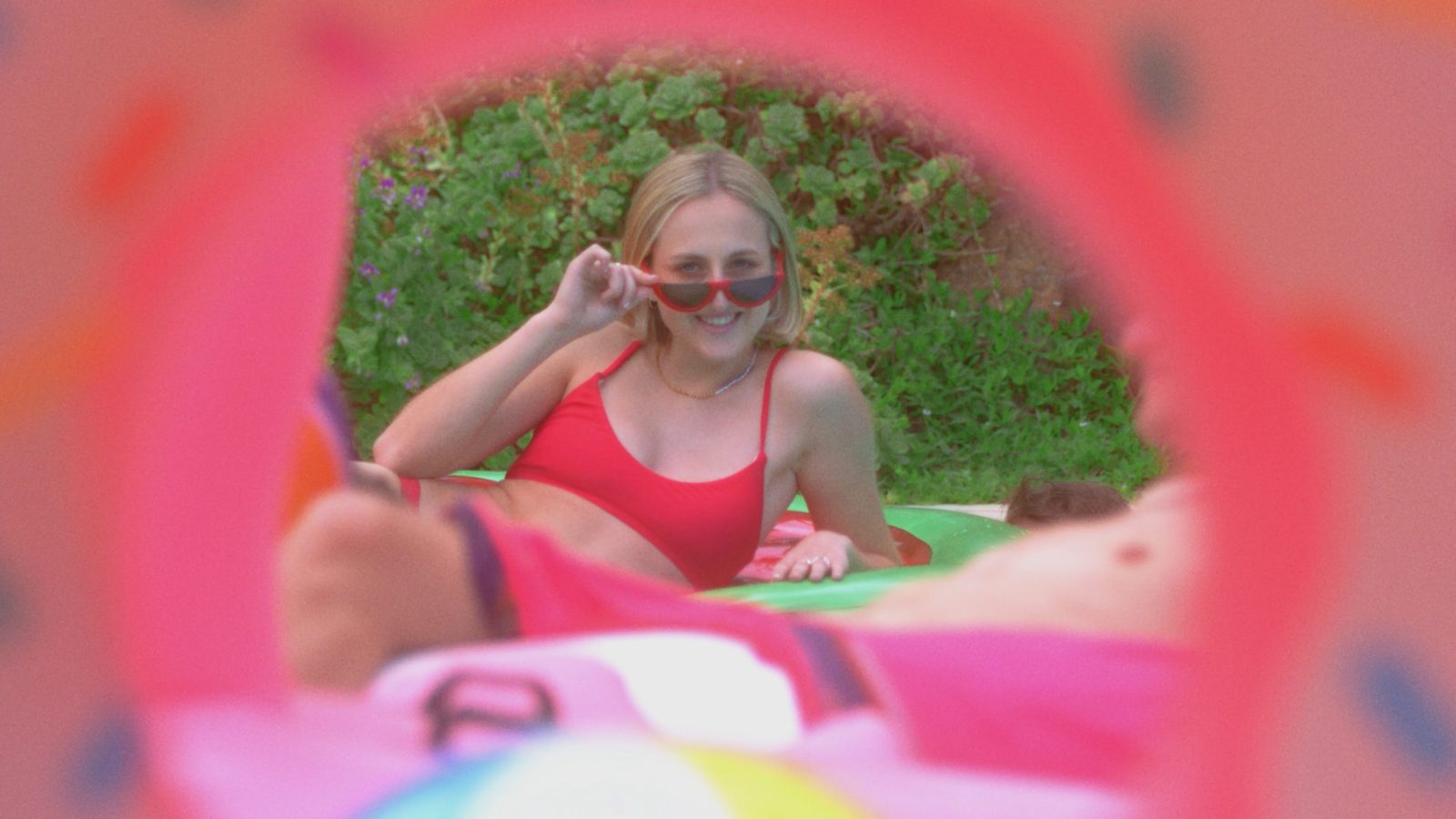 Peach Fuzz — poolside still